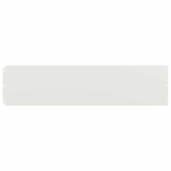 Borduri Gazon Oțel Alb 25x103 cm - Set 10 bucăți