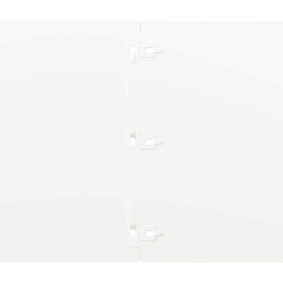 Borduri Gazon Oțel Alb 25x103 cm - Set 10 bucăți