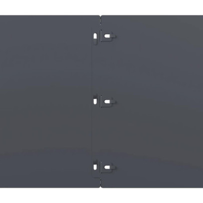 Borduri Gazon Oțel Antracit 25x103 cm - Livrare Gratuită