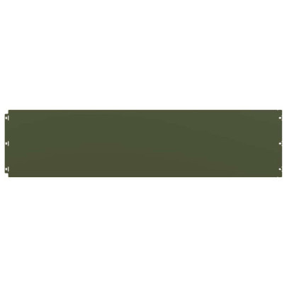 Borduri Gazon Oțel Laminat | 20 buc Verde Măsline | Gratis