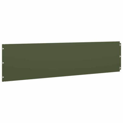 Borduri Gazon Oțel Laminat | 20 buc Verde Măsline | Gratis