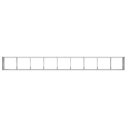 Jardinieră Oțel Galvanizat 360x40x40 cm - Livrare Gratuită