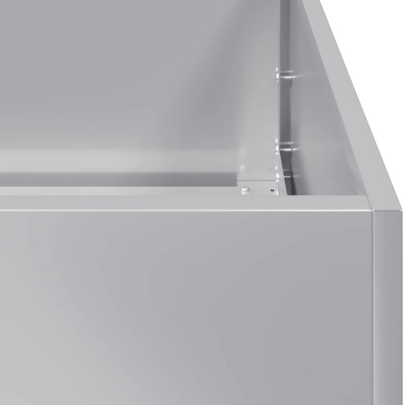 Jardinieră Oțel Galvanizat 360x40x40 cm - Livrare Gratuită