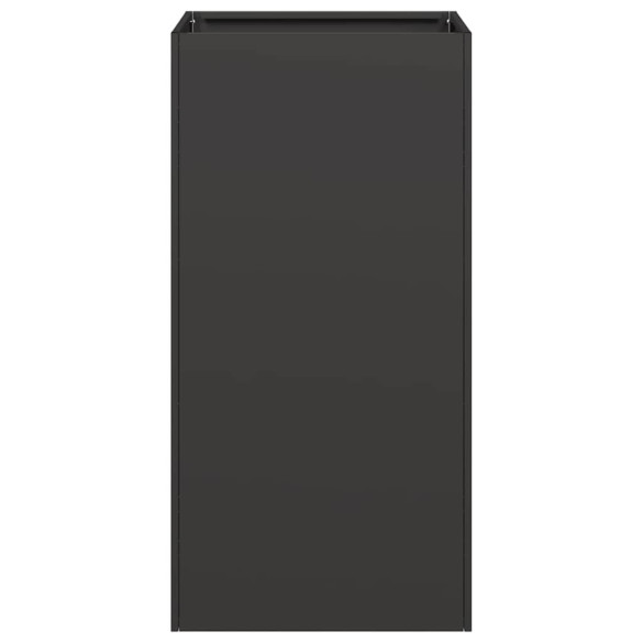 Jardinier Oțel Negru 40x40x80 cm - Livrare Gratuită