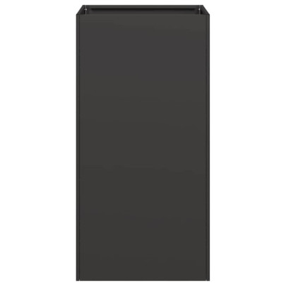 Jardinier Oțel Negru 40x40x80 cm - Livrare Gratuită