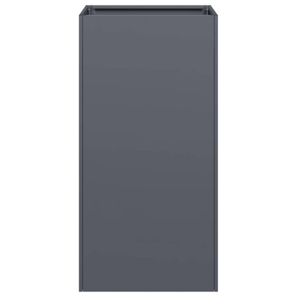 Jardinieră Antracit Oțel Laminat 40x40x80 cm - Livrare Gratuită