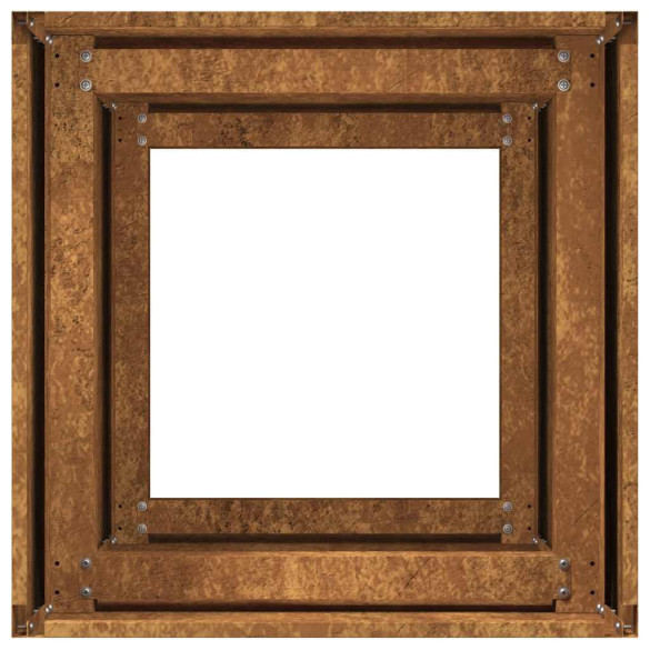 Jardinieră Rusty Oțel 40x40x80 cm - Livrare Gratuită