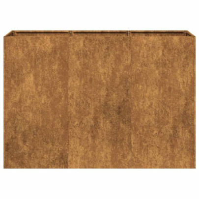Jardinieră Rusty Oțel 120x40x80 cm - Livrare Gratuită