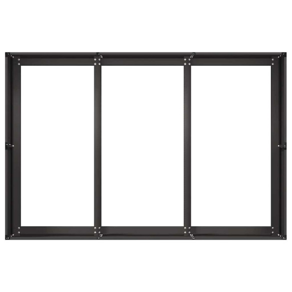 Jardinier Oțel Negru 120x80x40 cm - Livrare Gratuită