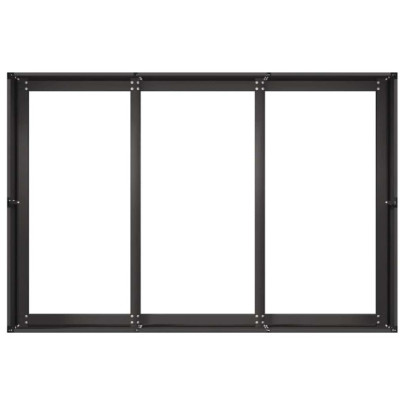 Jardinier Oțel Negru 120x80x40 cm - Livrare Gratuită