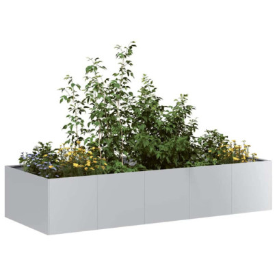 Jardinieră Oțel Galvanizat 200x80x40 cm - Livrare Gratuită