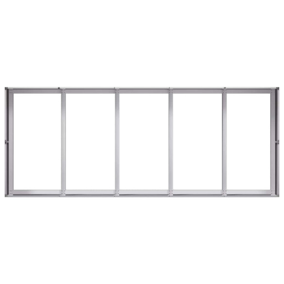 Jardinieră Oțel Galvanizat 200x80x40 cm - Livrare Gratuită