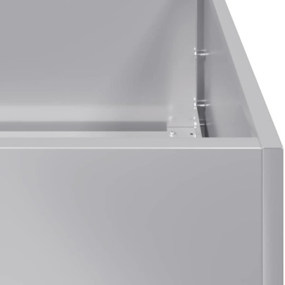 Jardinieră Oțel Galvanizat 200x80x40 cm - Livrare Gratuită