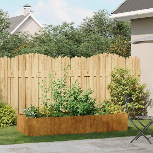 Jardinieră Rusty Oțel pentru Grădină 200x80x40 cm