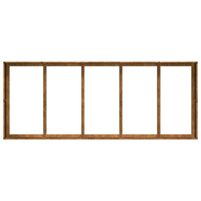 Jardinieră Rusty Oțel pentru Grădină 200x80x40 cm