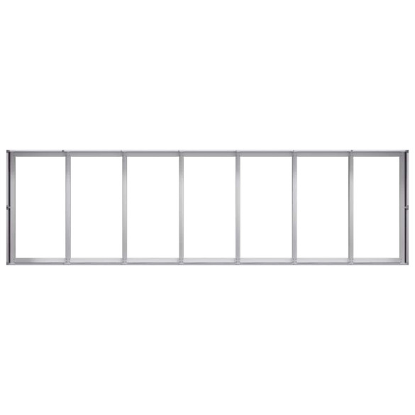 Jardinieră Oțel Galvanizat 280x80x40 cm - Livrare Gratuită