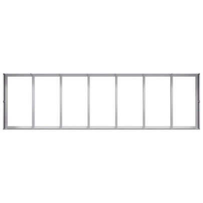 Jardinieră Oțel Galvanizat 280x80x40 cm - Livrare Gratuită