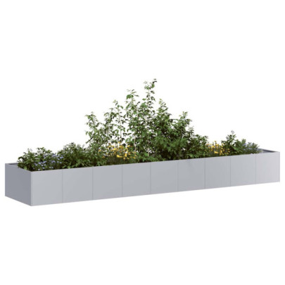 Jardinieră Oțel Galvanizat 360x80x40 cm - Livrare Gratuită