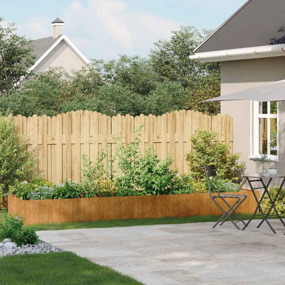 Jardinieră Rusty Oțel Rezistent 360x80x40 cm - Livrare Gratuită