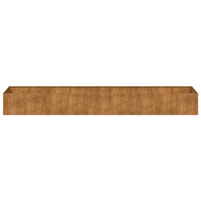 Jardinieră Rusty Oțel Rezistent 360x80x40 cm - Livrare Gratuită