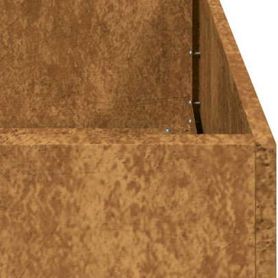 Jardinieră Rusty Oțel Rezistent 360x80x40 cm - Livrare Gratuită