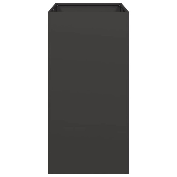 Jardinieră Oțel Negru 40x80x80 cm - Livrare Gratuită