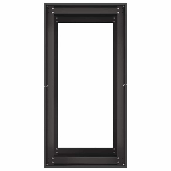 Jardinieră Oțel Negru 40x80x80 cm - Livrare Gratuită