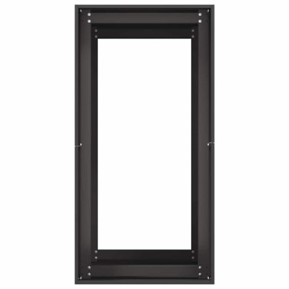 Jardinieră Oțel Negru 40x80x80 cm - Livrare Gratuită