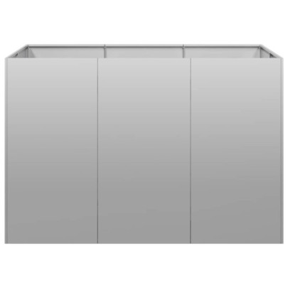 Jardinieră Oțel Galvanizat 120x80x80 cm | Livrare Gratuită