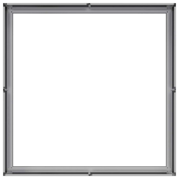 Jardinieră Oțel Galvanizat 100x100x30 cm - Livrare Gratuită