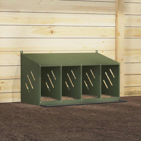 Cuibă pentru Pui 4 Compartimente Metalic - Livrare Gratuită