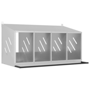 Cutie Cuibar Pui 4 Compartimente Galvanizat | Livrare Gratuita 2