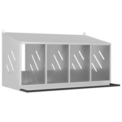 Cutie Cuibar Pui 4 Compartimente Galvanizat | Livrare Gratuita