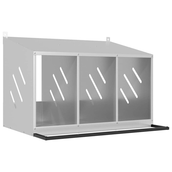 Cutie Cuibar Pui 3 Compartimente Galvanizat | Livrare Gratuita