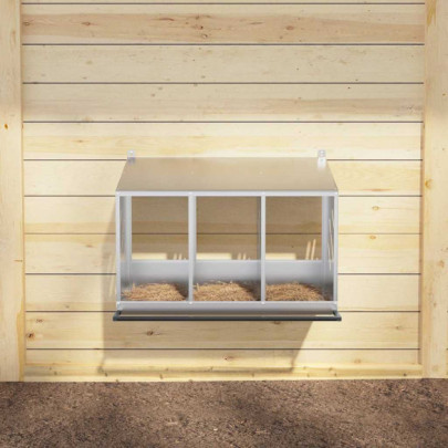 Cutie Cuibar Pui 3 Compartimente Galvanizat | Livrare Gratuita