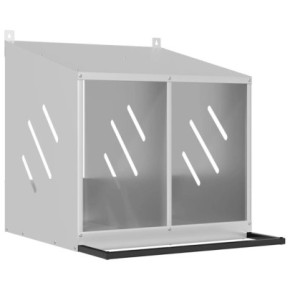 Cutie Pui Metalică 2 Compartimente | Livrare Gratuită 2