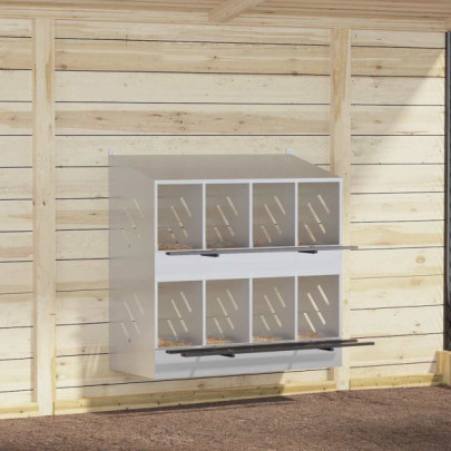 Cutie Pui Metal Galvanizat 8 Compartimente | Livrare Gratuita