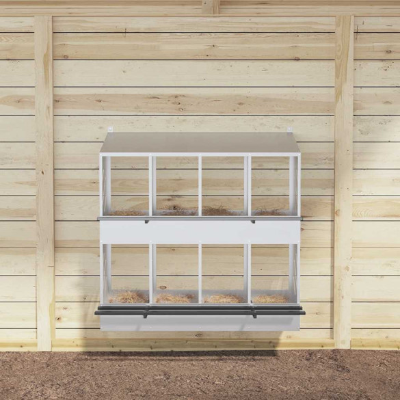 Cutie Pui Metal Galvanizat 8 Compartimente | Livrare Gratuita