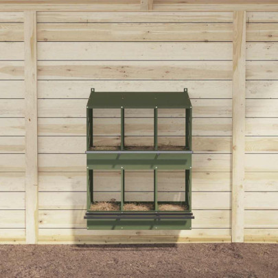 Cutie Pui Metal 6 Compartimente Verde Măsline | Livrare Gratuită