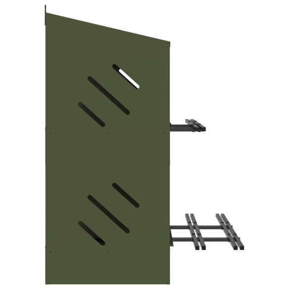 Cutie Pui Metal 6 Compartimente Verde Măsline | Livrare Gratuită