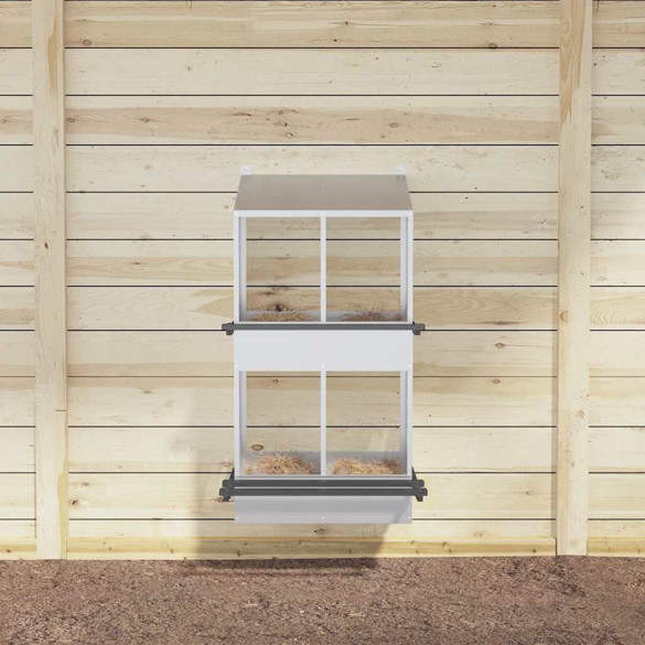 Cutie Cuibar Pui 4 Compartimente Galvanizat | Livrare Gratuita