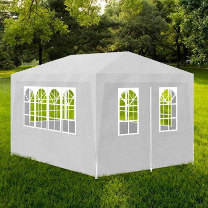 Cort de petrecere - alb - 3 x 4 m
