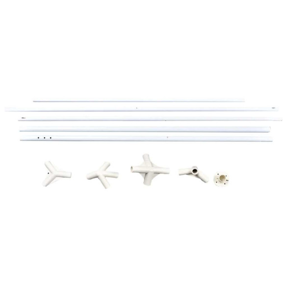 Cort de Petrecere Alb 3x9m | Rezistent la UV și Apă