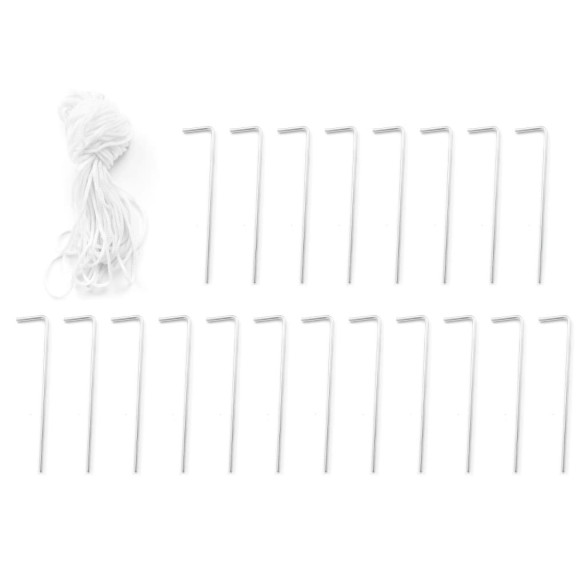 Cort de grădină - alb - 3 x 12 m