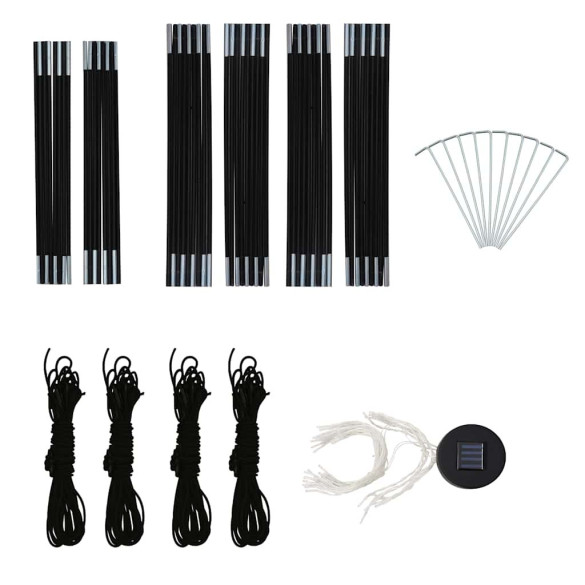 Cort Petrecere LED cu Pereți Laterali | Livrare Gratuită