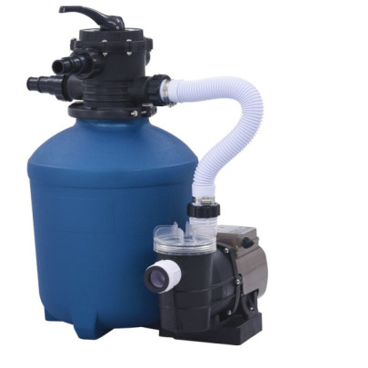 Pompă filtru cu nisip - cu temporizator - 530 W - 10980 L/h