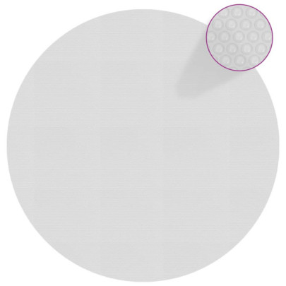 Folie solară plutitoare de piscină - gri - 549 cm - PE