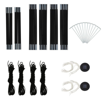 Cort de petrecere cu LED camuflaj 3.6x3.6m | Livrare gratuită