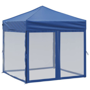 Cort Pliabil pentru Petreceri - Albastru, 2x2 m cu Pereți 2