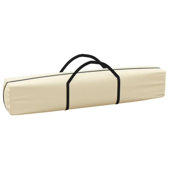 Cort Pliabil pentru Petreceri cu Pereți Laterali Crem 2x2m